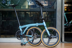 Vành xe đạp Silverock 16'(349) Thru Axle (74/142mm), 3 đao, phanh đĩa, chất liệu Carbon dùng cho model xe Java Neo