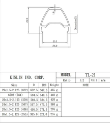 Vành xe đạp Silverock 20inch 406 TL21 Hub002(100/135mm) phanh đĩa