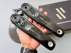 Bộ đùi đĩa/ giò đĩa xe đạp Rpantahi + Đĩa Riro chất liệu Carbon dùng cho xe đạp gấp Aceoffix/ Java Neo...