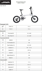 Xe đạp gấp Java Neo9s