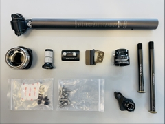 Khung xe đạp minivelo Silverock Stream 20' Thru Axle, chất liệu Carbon