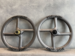 Vành xe đạp Gofondo 16'(349) Thru Axle (74/142mm), 4 đao, phanh đĩa, chất liệu Carbon dùng cho model xe Java Neo