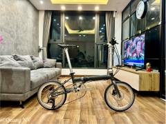 Xe đạp gấp Fnhon Zephyr 16' phanh đĩa màu Grey