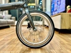 Xe đạp gấp Fnhon Zephyr 16' phanh đĩa màu Grey
