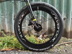 Xe đạp gấp ráp theo yêu cầu Fnhon Gust 16' phanh đĩa màu Titanium