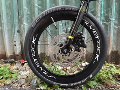 Xe đạp gấp ráp theo yêu cầu Fnhon Gust 16' phanh đĩa màu Titanium