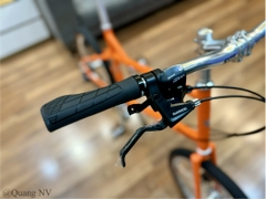 Xe đạp minivelo Silverock Dewy 20' phanh đĩa màu Matte Orange