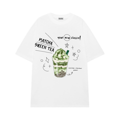 Áo thun GUDA BỘ SƯU TẬP CUTE Matcha