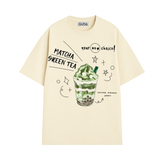 Áo thun GUDA BỘ SƯU TẬP CUTE Matcha