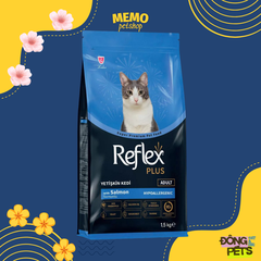 Thức ăn hạt cho mèo - Reflex Plus - HairBall - Vị Cá hồi - 1,5kg