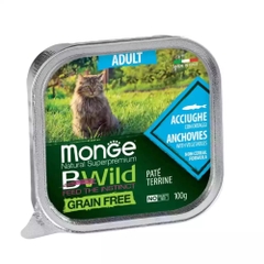 Pate mèo Bwild cá cơm và rau 100g - AD