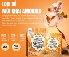 Cát vệ sinh cho mèo - Purcats - Cát sắn cature - 2,5kg