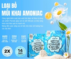 Cát vệ sinh cho mèo - Purcats - Cát sắn cature - 2,5kg