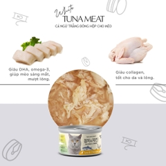 Pate mèo Meowow 85g - vị thịt gà và cá hồi