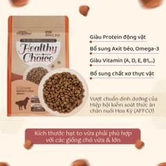 Thức ăn hạt cho chó trưởng thành giống lớn - HealthyChoice - Doggyman