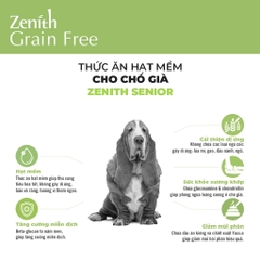 Thức ăn hạt mềm cho chó già - Zenith