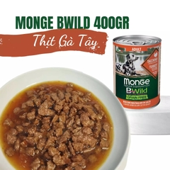 Pate chó Monge Bwild 400g - chó trưởng thành