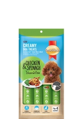 Súp thưởng cho chó SMH 15g x 4 Vị Gà và cải bó xôi