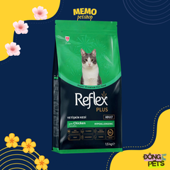 Thức ăn hạt cho mèo - Reflex Plus Adult Cat - Vị Gà- 1,5kg