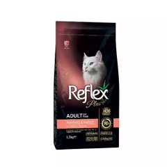 Thức ăn hạt cho mèo - Reflex Plus - HairBall - Vị Cá hồi - 1,5kg