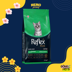 Thức ăn hạt cho mèo con - Reflex Plus Kitten - Vị thịt gà -1,5kg