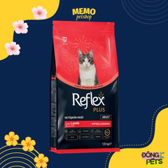 Thức ăn hạt cho mèo - Reflex Plus - Lamb and Rice - 1,5kg