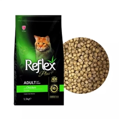 Thức ăn hạt cho mèo - Reflex Plus Adult Cat - Vị Gà- 1,5kg