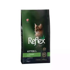 Thức ăn hạt cho mèo con - Reflex Plus Kitten - Vị thịt gà -1,5kg