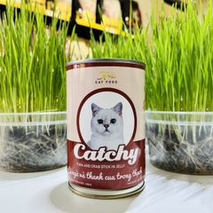 Pate mèo Catchy 400g - Cá ngừ thanh cua - TP0219