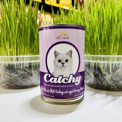 Pate mèo Catchy 400g - Thịt đỏ và thịt trắng cá ngừ - TP0183