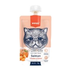 Súp thưởng cho mèo - Wanpy nắp vặn - 90g