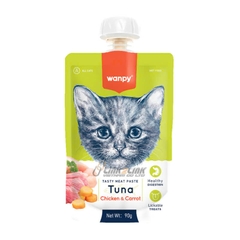 Súp thưởng cho mèo - Wanpy nắp vặn - 90g