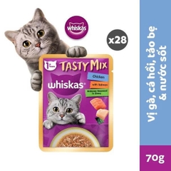 Pate cho mèo - Whiskat - Tasty Mix - 70g