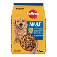 Thức ăn hạt cho chó Pedigree - Vị bò & rau củ 1,5kg
