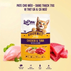 Pate cho mèo Lapaw - dạng thạch - 70g