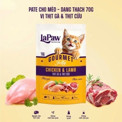 Pate cho mèo Lapaw - dạng thạch - 70g