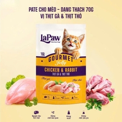 Pate cho mèo Lapaw - dạng thạch - 70g