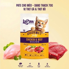 Pate cho mèo Lapaw - dạng thạch - 70g