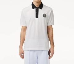 Áo Polo Lacoste Nam Viền Cổ Dáng Classic Cổ Điển PH7369-00-8LP Màu Trắng