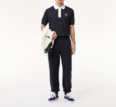 Áo Polo Lacoste Nam Viền Cổ Dáng Classic Cổ Điển PH7369-00-EL5 Màu Xanh Navy