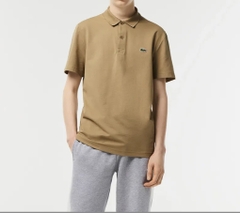 Áo Polo Lacoste Nam Cực Mát Dáng Regular DH0783-00-CB8 Màu Be