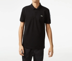 Áo Polo Lacoste Nam Viền Vai Dáng Regular PH5075-00-031 Màu Đen