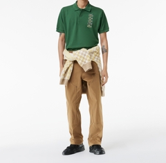 Áo Polo Lacoste Nam Logo 5 Cá Dáng Classic Cổ Điển PH3474-00-132 Màu Xanh Lục