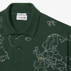 Áo Polo Lacoste Nam Bản Đồ Dáng Classic Cổ Điển PH8046-00-132 Màu Xanh Lục