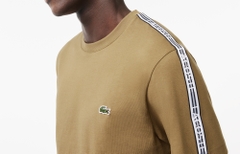 Áo Thun Lacoste Nam Viền Vai Dáng Regular TH5071-00-SIX Màu Nâu