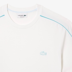 Áo Thun Lacoste Nam Viền Vai Dáng Regular TH1411-00-RI6 Màu Trắng