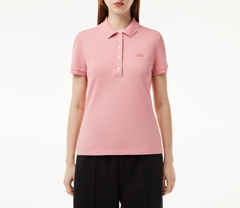 Áo Polo Lacoste Nữ Dáng Ôm Slim Fit PF5462-00-QDS Màu Hồng