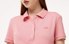 Áo Polo Lacoste Nữ Dáng Ôm Slim Fit PF5462-00-QDS Màu Hồng