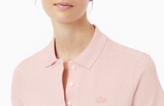 Áo Polo Lacoste Nữ Dáng Ôm Slim Fit PF5462-00-ADY Màu Hồng Nhạt