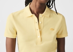 Áo Polo Lacoste Nữ Dáng Ôm Slim Fit PF5462-00-6XP Màu Vàng